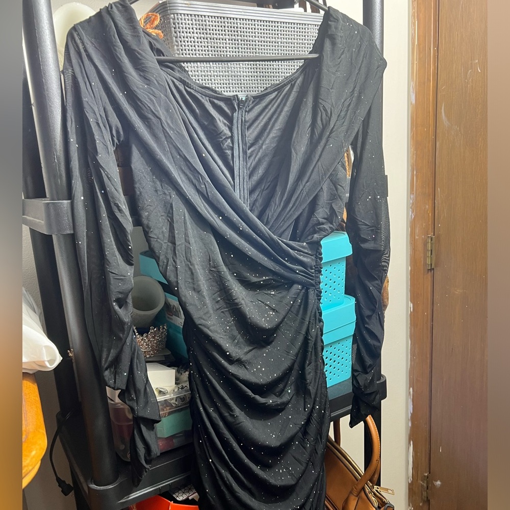Black party dress